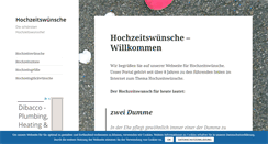 Desktop Screenshot of hochzeitswuensche.com