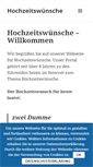 Mobile Screenshot of hochzeitswuensche.com